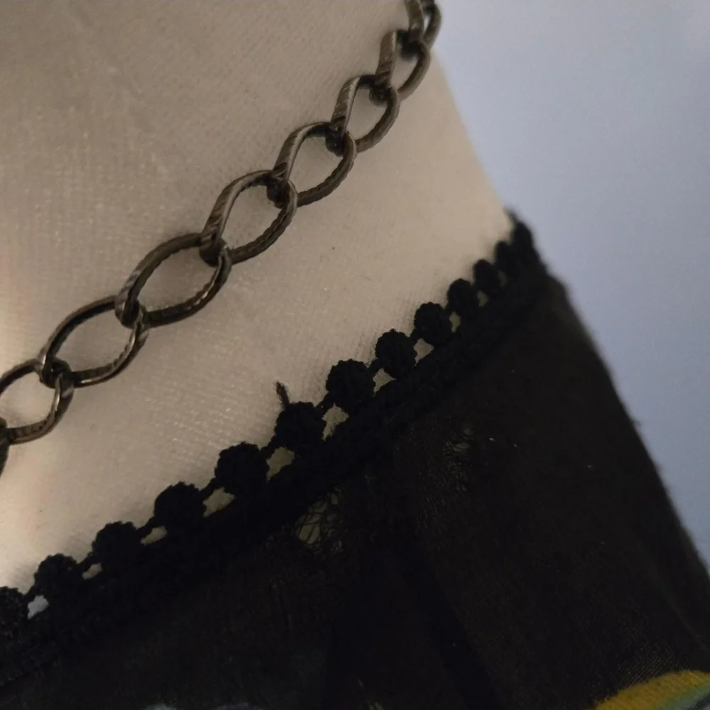 Woven Heart Multi Color Floral Tassel Kimono Cardigan Size 3XL - Picture 6 of 7